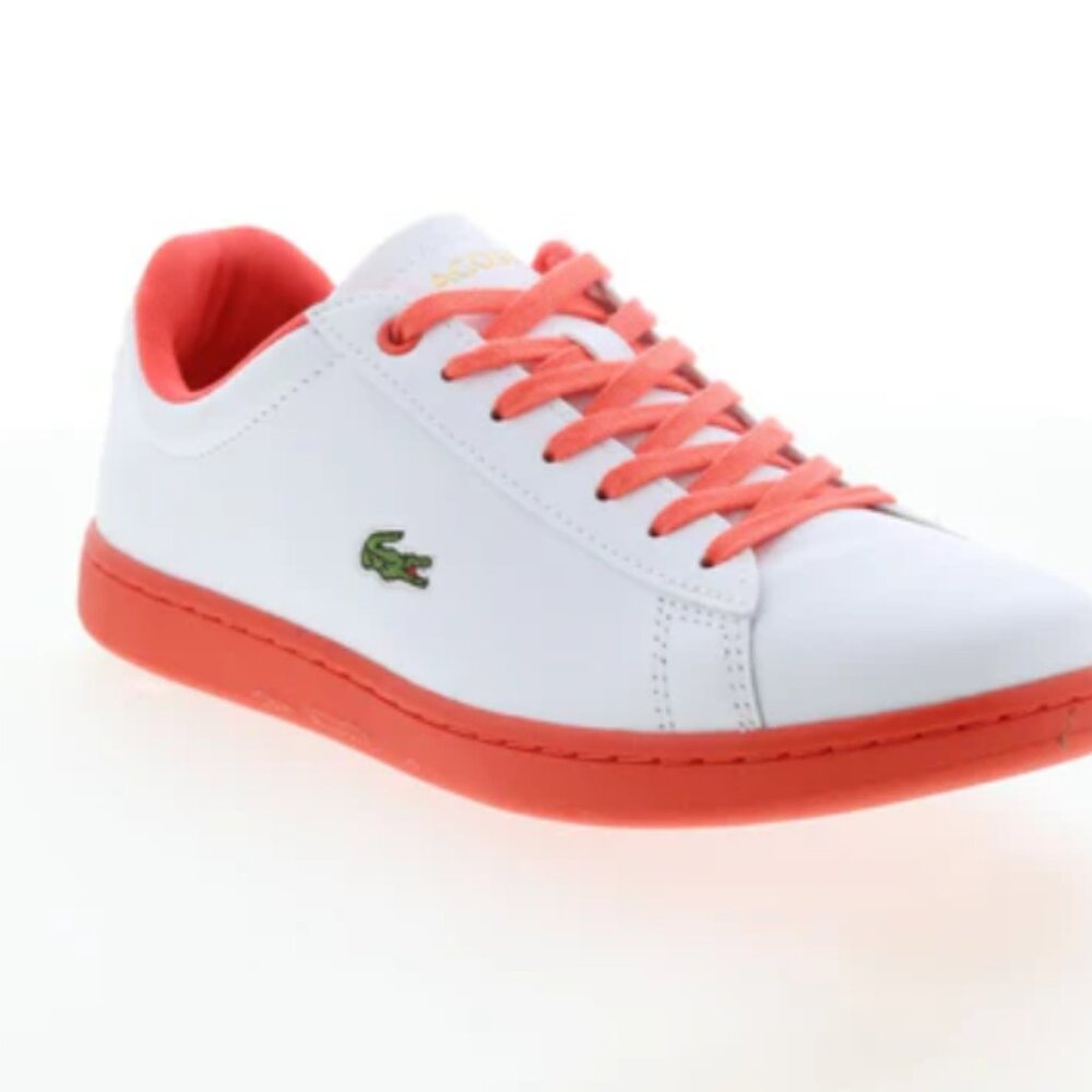 Lacoste White/Pink SZ 7